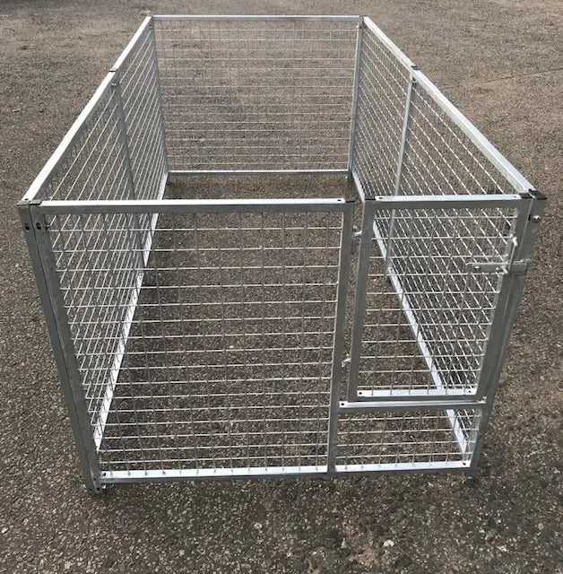 Galvanised Puppy Pen  2.4m x 2.4m Doghealth