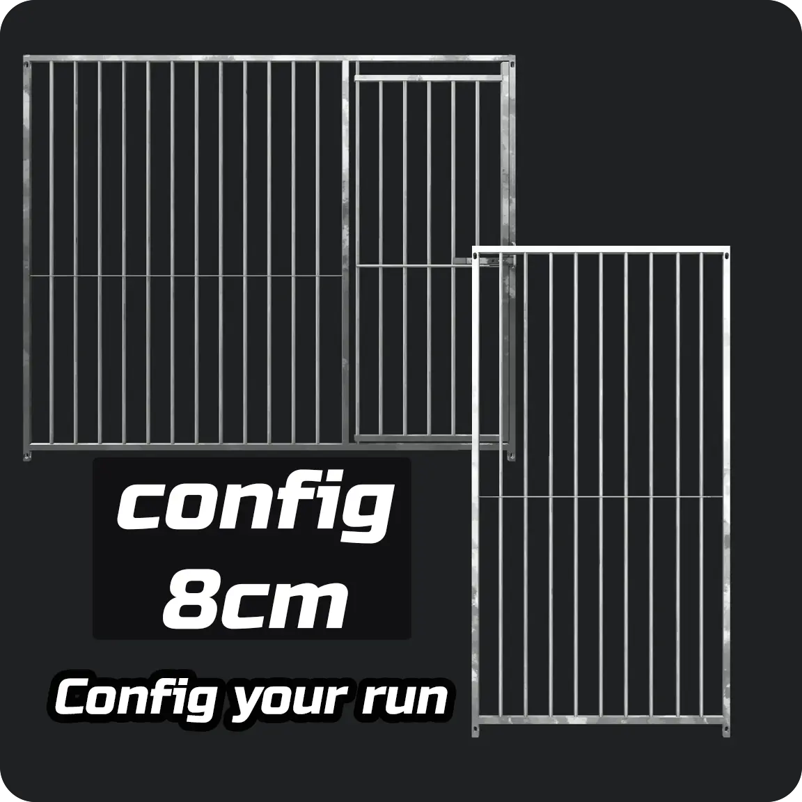 Config Your own - 8cm Gap Panels Doghealth