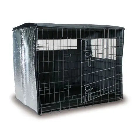 Heat reflective sales dog crate covers