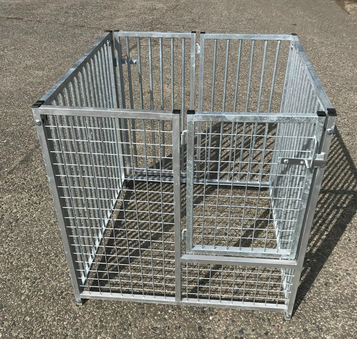 Spring Panel Dog Galvanised Kennel Run Panels Puppy/1m High – Doghealth