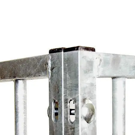 2m x 1.84m Full Solid Galvanised Dog Run Panel Doghealth