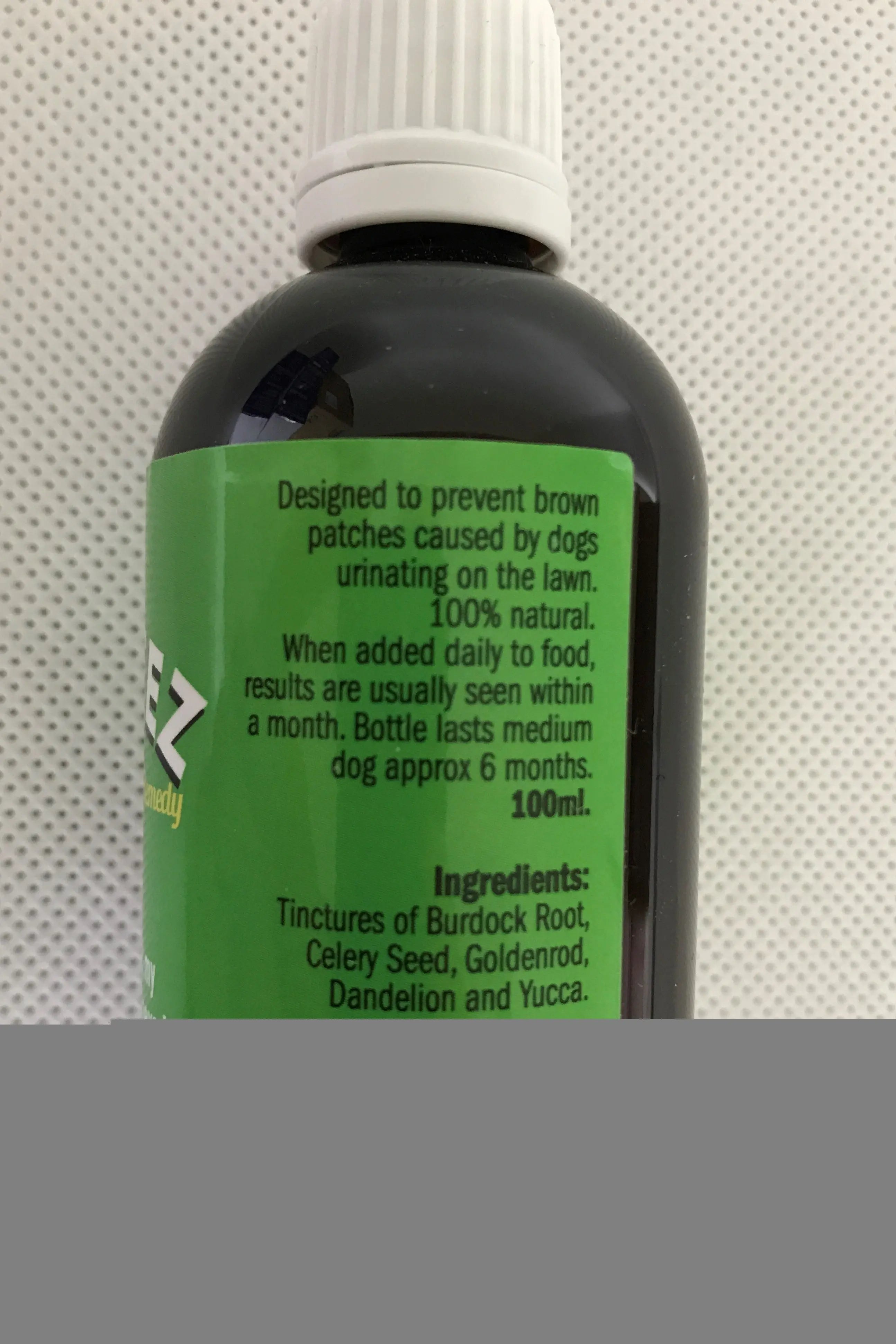 Green Peez. Prevents Lawn burns FAST Doghealth