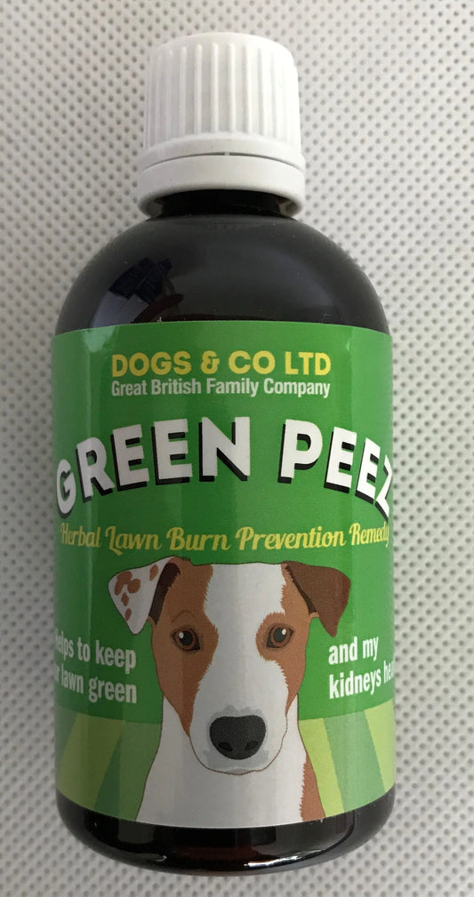 Green Peez. Prevents Lawn burns FAST Doghealth