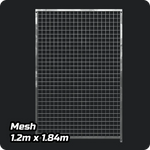 1.2m x 1.84m - Heavy duty Premium Galvanized - Mesh panels Doghealth