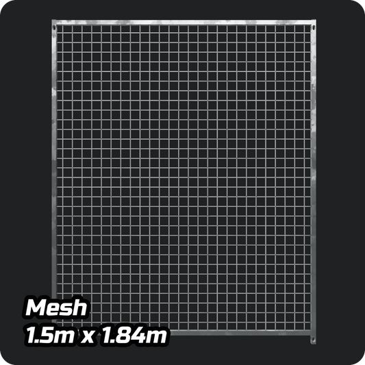 1.5m x 1.84m - Heavy duty Premium Galvanized - Mesh panels