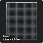 1.5m x 1.84m - Heavy duty Premium Galvanized - Mesh panels Doghealth