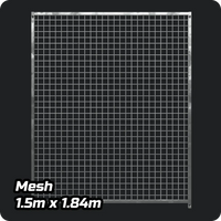 1.5m x 1.84m - Heavy duty Premium Galvanized - Mesh panels Doghealth