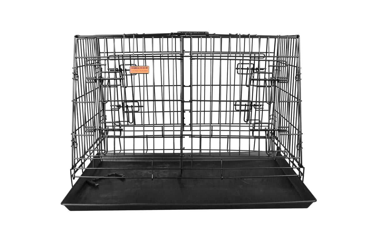 GYC03PF/04PF/03PT/04PT Double Car Crate with Divider Dog Health