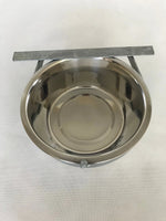 Galvanised bowl holders Inc Bowls Doghealth