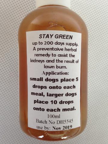 Stay Green for urine burnt grass