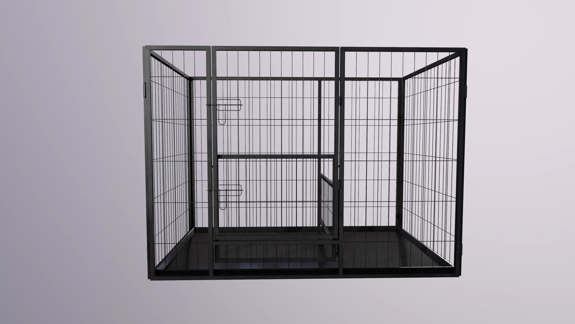 Dog online run cage
